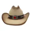 AliExpress Amazon Primavera y Verano Nuevo Hombres y Mujeres Estilo Étnico Sombrero de Pescador Sombrero de Paja de Mezclilla Dura Sombrero Protector Solar