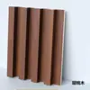 Tablero Rejilla de Fibra de Bambú WPC 150 Pequeño Fondo de Muro Gran Muralla Techo Ecológico de Madera Tablero Rejilla de Protección de Pared Madera-Plástico