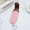 Estuche de Cuero PU para Tijeras Estuche de Cuero para Tijeras Domésticas Estuche Pequeño de Cuero para Llevar en Mano Estuche de Cuero para Tijeras de Uñas Pequeñas