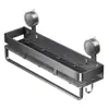 Estante de Baño con Ventosas, Estante de Almacenamiento de Pared sin Taladro para Lavabo, Gel de Ducha, Inodoro y Baño