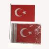 Fábrica de fonte transfronteiriça atacado bandeira da Turquia 14 * 21 cm poliéster serigrafia bandeira da Turquia mão