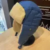 Gorras de Piloto para Hombres y Mujeres, Engrosadas para Otoño e Invierno, Cálidas, Cortavientos, a Prueba de Frío, con Protección para los Oídos, Adecuadas para Ciclismo, con Gafas, Gorras de Algodón Lei Feng, Transfronterizas