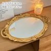 Espelho Espelho de Maquiagem Espelho de Vestir Celebridade da Internet Espelho Retrô Francês Ornamento de Mesa Bandeja de Exibição e Armazenamento de Joias Adereço para Fotos