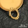 Marco de Fotos de Cruz Dorada Barroca Retro Europea Accesorios de Resina Hechos a Mano DIY Funda para Teléfono Materiales de Decoración para Fotografía