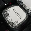 Cojín de Asiento de Coche Neutro Cuatro Estaciones Cojín de Asiento de Coche Lucky Camellia de Panal Verano Fresco Transpirable Cojín de Asiento de Coche a Cuadros