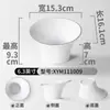 Vajilla de Melamina para Restaurantes de Hot Pot, Bol Inclinado para Verduras, Imitación Porcelana, Bol Pequeño Creativo para Champiñones Enoki y Guarniciones