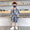 Traje de camisa de manga corta de verano para niño 2024 Nuevo estilo Ropa de estilo occidental para niño Ropa de verano guapa y moderna para bebé Ropa para niños