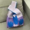 Bolso Nuevo de Punto Floral, Bolso Tote de Gran Capacidad, Bolso Chaleco, Bolso de Hombro, Bolso de Hilo, Bolso Tulipán, Bolso Cruzado