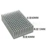 Dissipador de Calor de Alumínio com Fendas Equipamento Eletrônico Amplificador de Potência de CPU Chip de Refrigeração de Semicondutor Radiador de Fonte de Alimentação