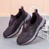Sapatos de Couro Macio com Solado Leve para Caminhada, Antiderrapantes, para Viagem de Idosos, Outono e Inverno, Esportivos, para Meia-Idade e Idosos