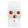 J-34 Summer Rainbow Toenail Dopamina Unhas Peças Unhas Postiças Patch Unhas Peças Atacado