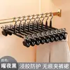 Percha JK para Pantalones con Pinzas, Uso Doméstico Antideslizante Engrosada y Ensanchada Percha Fuerte Antideslizante para Faldas y Pantalones