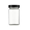 Pote de Picles de Alta Capacidade Lata Redonda de Doce Garrafa Vazia Frasco de Vidro para Molho de Pimenta Frasco Dispensador Frasco de Armazenamento Selado Garrafa para Molho de Pimenta