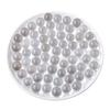Adornos de Bola de Cristal Blanco Natural Pulsera de Cristal Blanco Cuentas Redondas No Porosas Cuentas Sueltas Individuales Accesorios Bola de Cristal de Matriz de Siete Estrellas