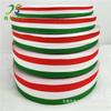 Cinta rayada tricolor roja blanca zafiro azul de fábrica poliéster cinta intercolor ropa tira lateral accesorios de equipaje
