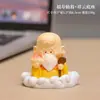 Muñeca Hada Pequeña Ruyi Portátil Buda Dios de la Riqueza Adornos Pequeños para el Hogar Regalos Navideños Decoraciones para Gabinete de Vino Pasillo