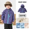 Jaqueta Masculina Estilo Europeu com Forro de Fleece Roupas de Inverno Casaco de Algodão para Bebê e Criança Pequena Acolchoado Quente Roupas Infantis Top Estilo Outono e Inverno