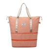 Bolsa de equipaje de viaje expandible portátil, Bolsa para maternidad con estampado de pájaros de palabras en tela Oxford, Bolsa de almacenamiento, Bolsa de gran capacidad para viaje de negocios