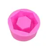 Maceta Hexagonal Maceta Triangular Molde de Silicona para Suculentas Molde Decorativo para Pastel de Fondant y Chocolate