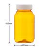 Super personalizado PET60ml garrafa sólida tampa de metal boca grande garrafa de plástico garrafa de poliéster garrafa garrafa garrafa de remédio