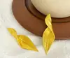 Anos Dourados, Luxo Leve, Brincos Longos com Franjas Douradas, Brincos Únicos de Flor Super Brilhantes com Franjas de Alta Qualidade