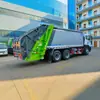 Caminhão compactador de lixo de 20-23 metros cúbicos, carroceria de aço de alta resistência Q355, para transferência, compactação e coleta de resíduos domésticos urbanos