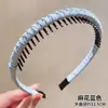 La corona alta hace que la cara se vea más pequeña diadema de ala ancha para mujer estilo coreano pinza para el pelo accesorio para el pelo 2026 nuevo estilo diadema de lazo accesorio para el pelo