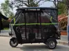 Triciclo de dosel completamente cerrado vehículo de ocio dosel triciclo para ancianos triciclo eléctrico dosel de vehículo con cerramiento transparente Dezhuzhu