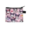 Nova Carteira de Moedas Desenho Animado Kuromi da Sanrio Moda Infantil Pequena Bolsa de Dinheiro Meninos e Meninas do Ensino Fundamental Bolsa de Armazenamento Fofa
