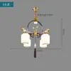 Nuevo Candelabro Estilo Chino Luz para Sala de Estar 2026 Nueva Luz para Dormitorio de Casa Sala de Estudio Candelabro Estilo Chino Zen Sala de Té Restaurante