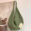 Bolso de mano estilo nuevo transfronterizo para mujer, bolso tote de gran capacidad, bolso de punto, bolso tejido, bolso de hombro para mujer, bolso cruzado