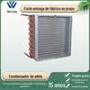 Condensador com aletas de passo em alta escala refrigerado a ar Cooler Chiller Ar condicionado Trocador de calor anticorrosivo Venda direta da fábrica não padronizada