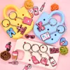 Llavero Colgante para Cuidado de la Salud, Llavero de Goma Suave de PVC, Decoración para Mochila, Hebilla Decorativa DIY, Regalo Transfronterizo, Venta al por Mayor