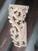 Pasillo largo, madera de abeto chino, soporte de múltiples vigas, soporte con forma de pájaro, soporte de estilo antiguo de dragón y fénix, pabellón, accesorios de columna tallada de madera maciza, montaje