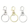 Chaveiro de metal personalizado para cintura com fivela de cachorro de metal giratória, argola de chaveiro, porta-chaves de brinquedo, feito sob medida