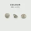 Botones redondos metálicos de forma simple de rejilla, botones pequeños de 10 mm para camisas, cárdigans, puños de abrigos, botones decorativos para suéteres