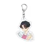 Kpop Ola Coreana Cazadora de Demonios Grupo Femenino Merchandising Llavero Lumi Mila Zoi Hecho por Fans Colgante Acrílico Doble Cara