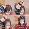 Pinza Lateral para el Cabello con Forma de Corazón de Pedrería para Niñas, Herramienta de Peinado, Pinza para Flequillo y Cabello Suelto, Pasador Completo de Pedrería, Accesorio para el Cabello