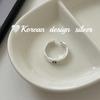 Joyería Plata Brillante Simple Dongdaemun de Corea del Sur Plata Esterlina S925 Anillo Pequeño de Flor de Ciruelo Elegante Versátil Femenino Sentido de Alta Gama