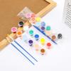 Pintura Acrílica para Niños Pequeños DIY 6 Colores Unidos Pintura Graffiti Suministros de Arte Pintura de Cometa Pigmento para Pintar Muñecos de Yeso