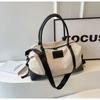 Bolsa de viaje portátil de nuevo estilo 2025, ligera, para hombres y mujeres, para viajes de negocios de corta distancia, de gran capacidad, con contraste deportivo y para gimnasio.