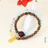 Palisandro Negro DIY Pulsera de los Deseos Especificaciones 0.6 Para Hombres y Mujeres Estilo Étnico Rosario Joyería Decorativa Fabricante Mayorista