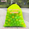 Bolsa de Almacenamiento para Juguetes de Niños Bolsa para Guardar Bloques de Baño Tarjetas Bolsa de Dios Cierre de Cordón Pelotas Oceánicas Bolsa de Malla Grande Bolsa de Playa