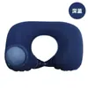 Almohada Inflable en Forma de U con Corona, Portátil para Viajes, Almohada para el Cuello para Vuelos Largos y Trenes de Alta Velocidad, un Esencial para Dormir que Previene la Tensión del Cuello y Protege el Cuello