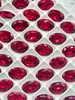 Pedras de Strass para Nail Art 8x12 Ovo de Pombo Base Pontiaguda Strass Super Brilhante Multifacetado Vidro K9 Strass Oval Acessórios de Unha Usáveis Atacado