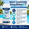 El Polvo Purificador Clarificante para Piscinas KineShineX se dispersa rápidamente y ayuda a la sedimentación de partículas suspendidas, trabajando en conjunto con el sistema de circulación.