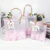 Bolsa de regalo de cumpleaños para niños de jardín de infantes, bolsa de PVC transparente de alta calidad para Navidad, bolsa de regalo de graduación.