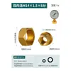 Adaptador de Manômetro de Latão M14*1.5 Redução de Rosca Interna/Externa de 1/2 Polegada Adaptador Redutor Acessórios