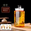 Garrafas de Vidro para Infusão de Álcool, Frascos de Vidro de Ginseng de Alta Qualidade para Vinho Medicinal, Garrafas de Bebida Vazias, Recipientes de Vinho Selados com Torneira