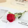 Simples Nórdico Cabeça Única Pequeno Botão de Rosa Decoração de Casa Decoração de Casamento Flor Artificial Atacado Fabricante de Fotografia Entrega Direta